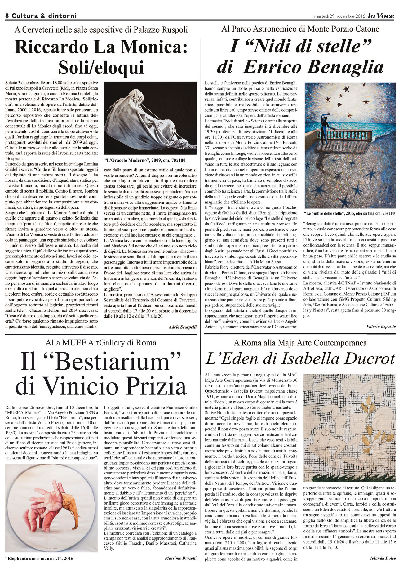 20161129 I Nidi di Stelle (La Voce)